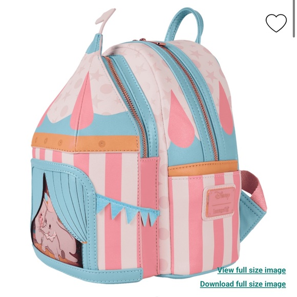 Loungefly Dumbo Exclusive Circus Tent Light Up Mini Backpack & Wallet - Picture 4 of 12